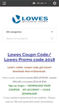 Mobile Screenshot of lowespromocode.com